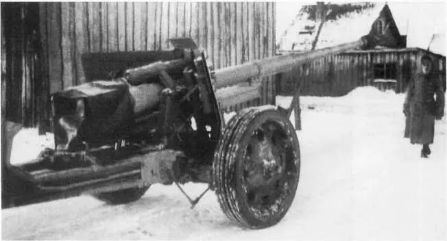 Перевозка 88мм противотанковой пушки Pak 4341 на новую позицию Январь 1944 - фото 82