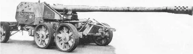 128мм противотанковое орудие Pak 44 фирмы РейнметаллБорзиг в транспортном - фото 88
