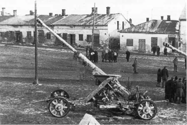88мм противотанковое орудие Pak 43 на колесных ходах оставленное немцами 1й - фото 153