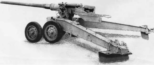 128мм орудие К 811 фирмы Крупп ствол Pak 80 установленный на лафет - фото 156