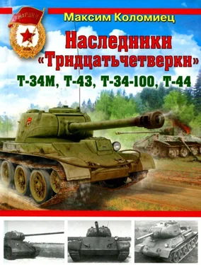 Максим Коломиец Наследники «Тридцатьчетверки» – Т-34М, Т-43, Т-34-100, Т-44 обложка книги