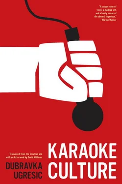 Dubravka Ugresic Karaoke Culture обложка книги