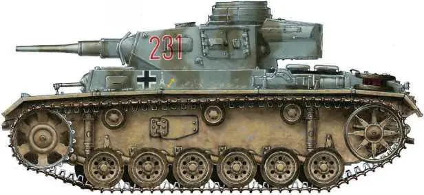 PzIII AusfH 23я танковая дивизия Восточный фронт группа армий А район - фото 171