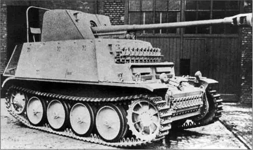 Истребитель танков Marder II SdKfz 132 на шасси легкого танка PzII AusfD - фото 116