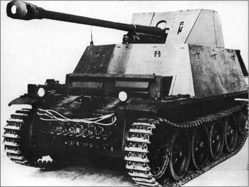 Истребитель танков Marder II ранних выпусков В конструкции пушки Ф22 впервые - фото 117