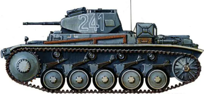 Легкий танк PzII AusfC 5я легкая дивизия Африканского корпуса Ливия март - фото 153