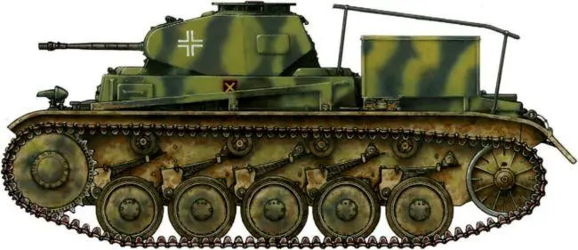 Машина передовых артиллерийских наблюдателей Panzerbeobachtungswagen II 116й - фото 156