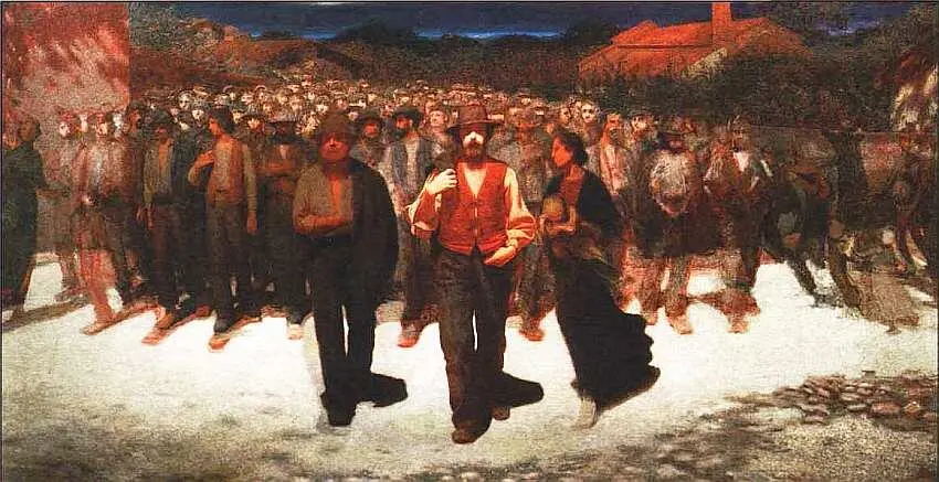 Джузеппе Пеллицца да Вольпедо 18681907 Поток 18951896 Холст масло - фото 76