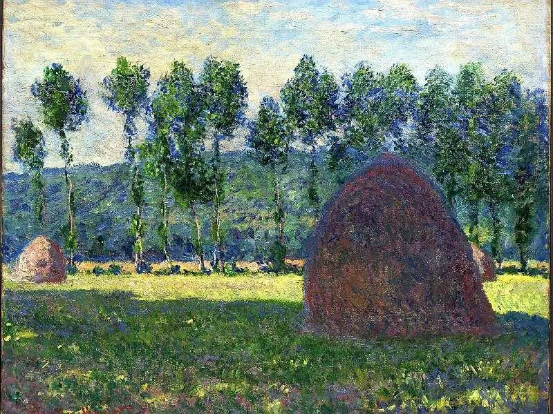 Клод Моне 18401926 Стог сена около Живерни 1889 Холст масло 645x87 - фото 48