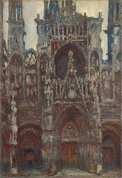 Клод Моне 18401926 Руанский собор вечером 1894 Холст масло 101x65 В - фото 50