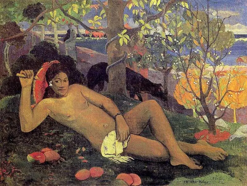 Поль Гоген 18481903 Жена короля 1896 Холст масло 97x130 Таитянская Ева - фото 65