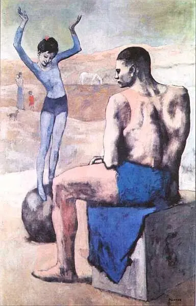 Пабло Пикассо 18811973 Девочка на шаре 1905 Холст масло 147x95 В 1905 - фото 70