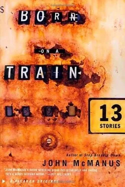 John McManus Born on a Train: 13 Stories обложка книги