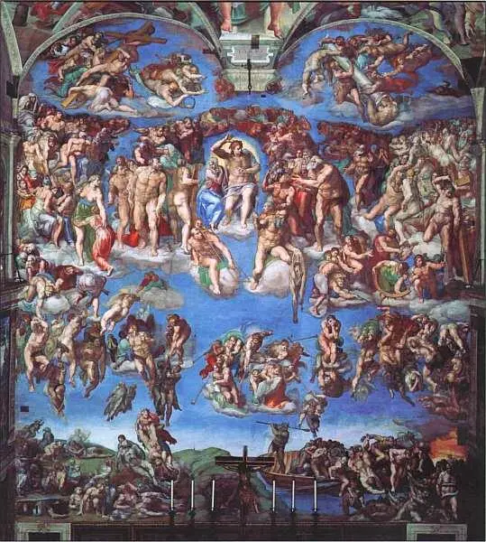 Микеланджело Буонарроти 14751564 Страшный суд 15351541 Фреска Высота - фото 48