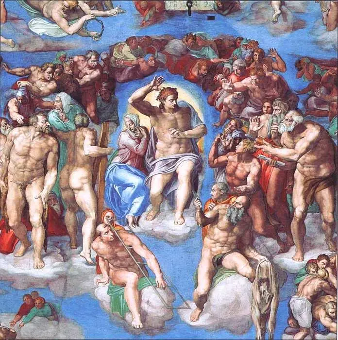 Микеланджело Буонарроти 14751564 Страшный суд Фрагмент 15351541 Фреска - фото 49