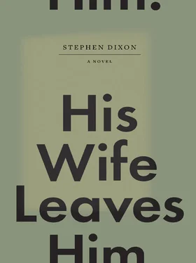 Stephen Dixon His Wife Leaves Him