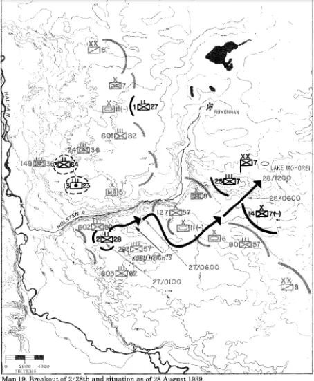 Прорыв 2го батальона и положение на 28 августа 1939 г 2й батальон был не в - фото 17