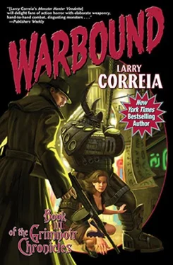 Larry Correia Warbound обложка книги