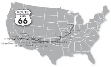 Route 66 символизирует шоссе простирающееся на 4000 км через всю Северную - фото 67