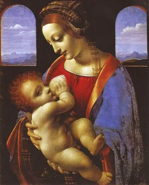 Леонардо да Винчи 14521519 Мадонна с Младенцем Мадонна Литта 14901491 - фото 33