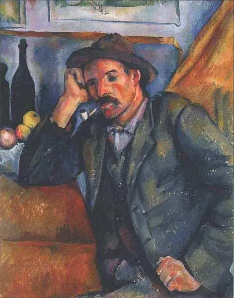 Поль Сезанн 18391906 Курильщик Между 18901892 Холст масло 925x735 - фото 130