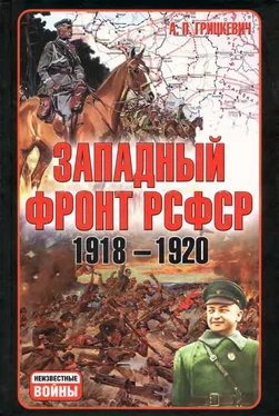 Анатолий Грицкевич Западный фронт РСФСР 1918-1920. Борьба между Россией и Польшей за Белоруссию обложка книги