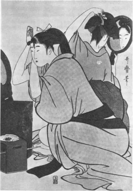 Утамаро Туалет Переселиться Но как я могу покинуть учителя Потом Ута у - фото 13