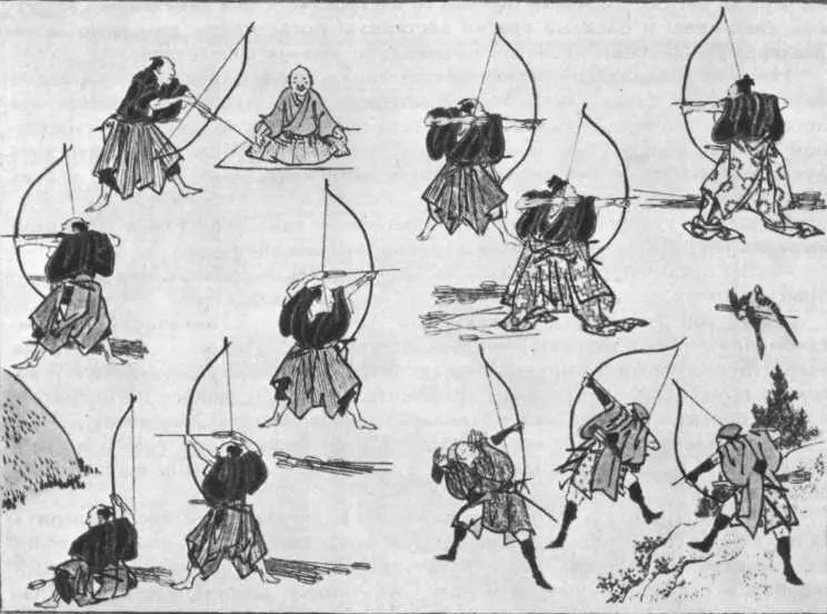 Хокусай Лучники Из альбома Манга Теперь пожалуй все ясно Сюжеты - фото 34