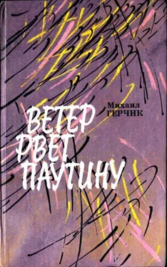 Михаил Герчик Ветер рвет паутину обложка книги