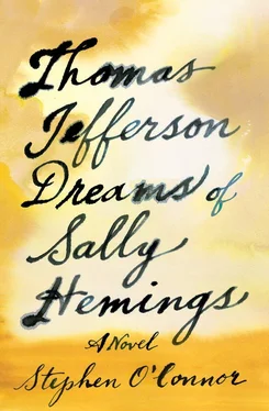 Stephen O'Connor Thomas Jefferson Dreams of Sally Hemings обложка книги