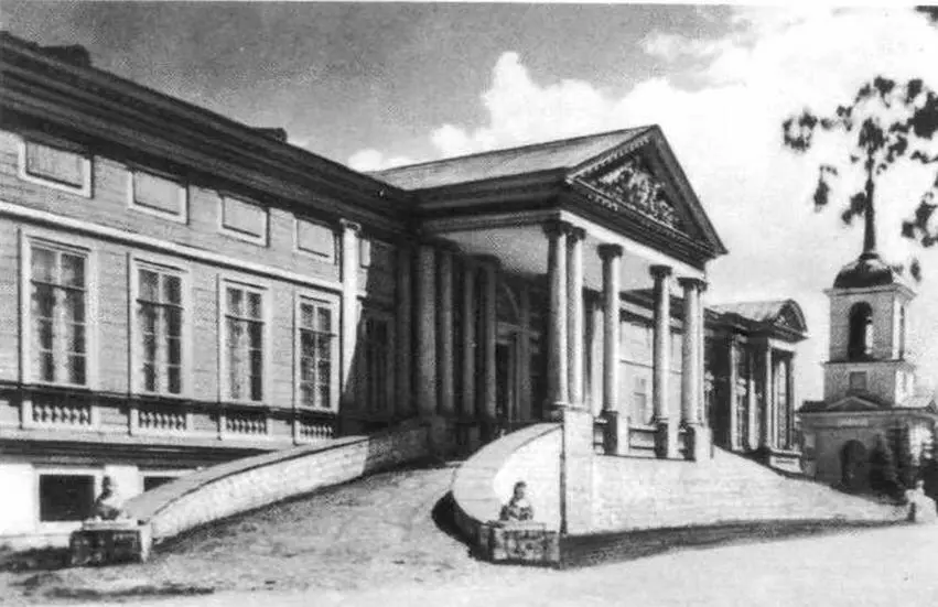 Общий вид дворца и парка в Кускове Дворец в Кускове Ф Аргунов 1770е годы - фото 35