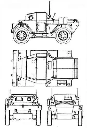 Daimler Mk II Впервые боевые машины этого типа вступили в бой в 1940 году во - фото 7