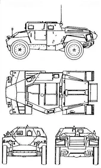 Humber Mk I ТАКТИКОТЕХНИЧЕСКИЕ ХАРАКТЕРИСТИКИ БРОНЕАВТОМОБИЛЯ Humber Mk I - фото 8