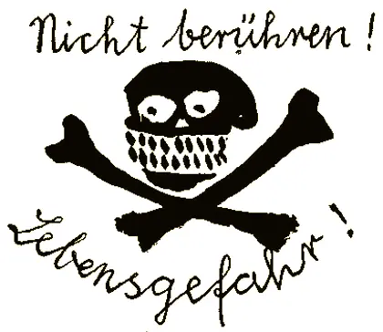 Die Unheimlichkeit der Inschrift wurde durch die nicht minder unheimliche - фото 43