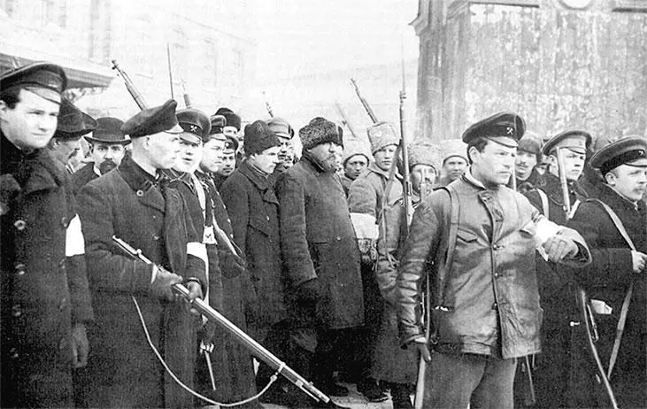 Арест и конвоирование переодетых городовых у Технологического института на - фото 87