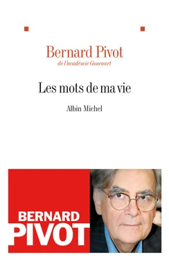 Bernard Pivot Les mots de ma vie обложка книги