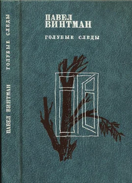Павел Винтман Голубые следы обложка книги