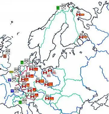 Fig 119 The Military Map of Europe March 1946 Additionally I have created - фото 5