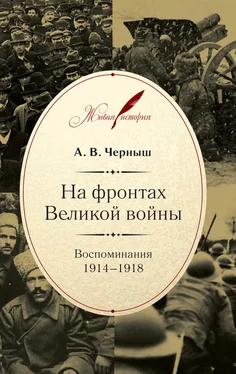 Андрей Черныш На фронтах Великой войны. Воспоминания. 1914–1918 обложка книги