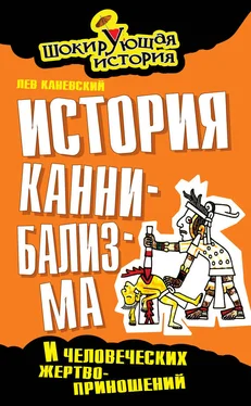 Лев Каневский История каннибализма и человеческих жертвоприношений обложка книги