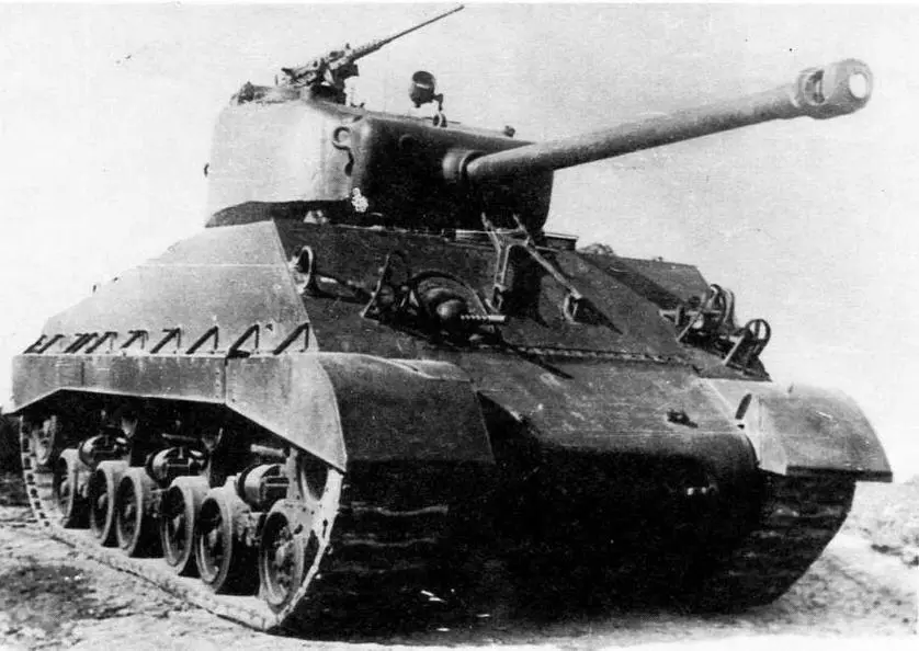 Средний танк М4А276 W HVSS с горизонтальной подвеской и 23дюймовой гусеницей - фото 52