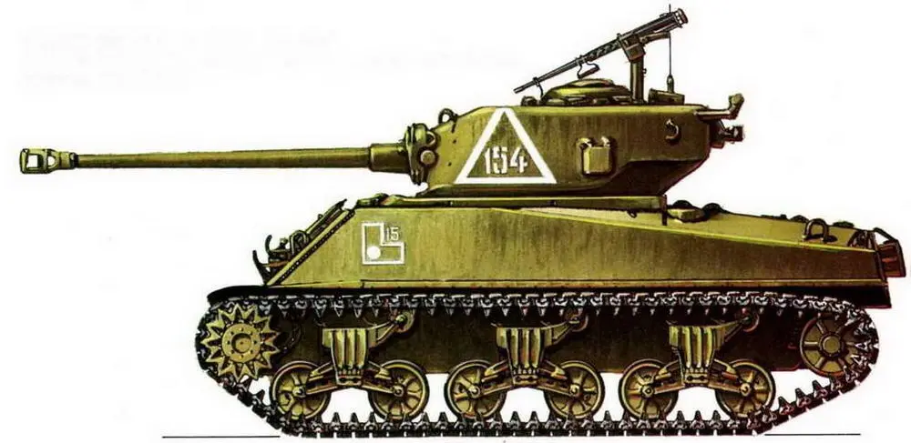 M4A276W 219я танковая бригада 1й гвардейский механизированный корпус - фото 71