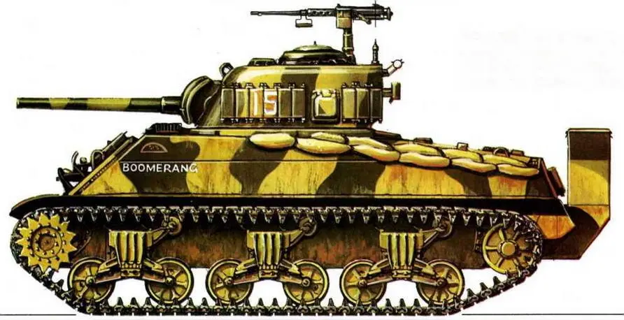 M4A2W 4й танковый батальон Корпуса морской пехоты США US Marine 4th Tank - фото 72
