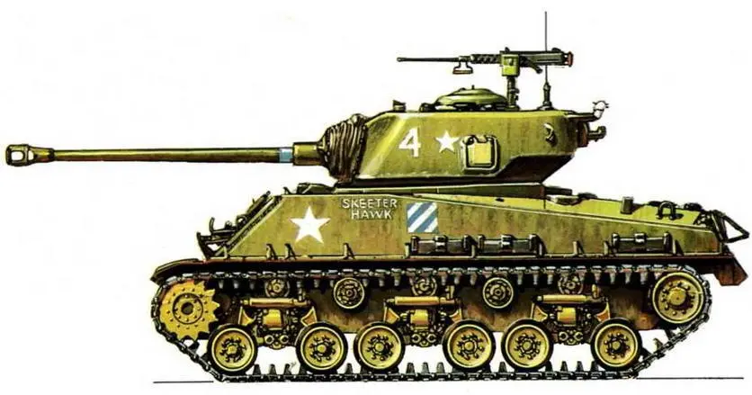 М4А3Е8 64й американский танковый батальон 64th Tank Battalion Корея - фото 73