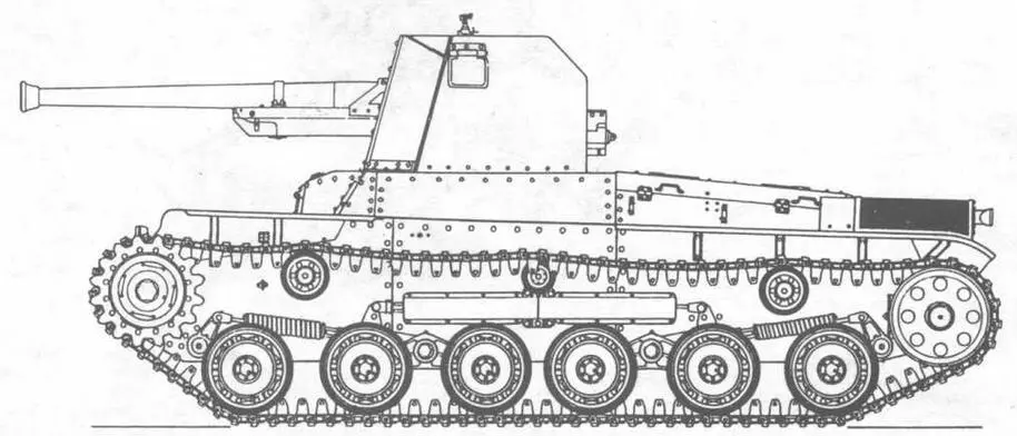 Хони Самоходная пушка Хони II Выпущенная в 1945 году на шасси - фото 31