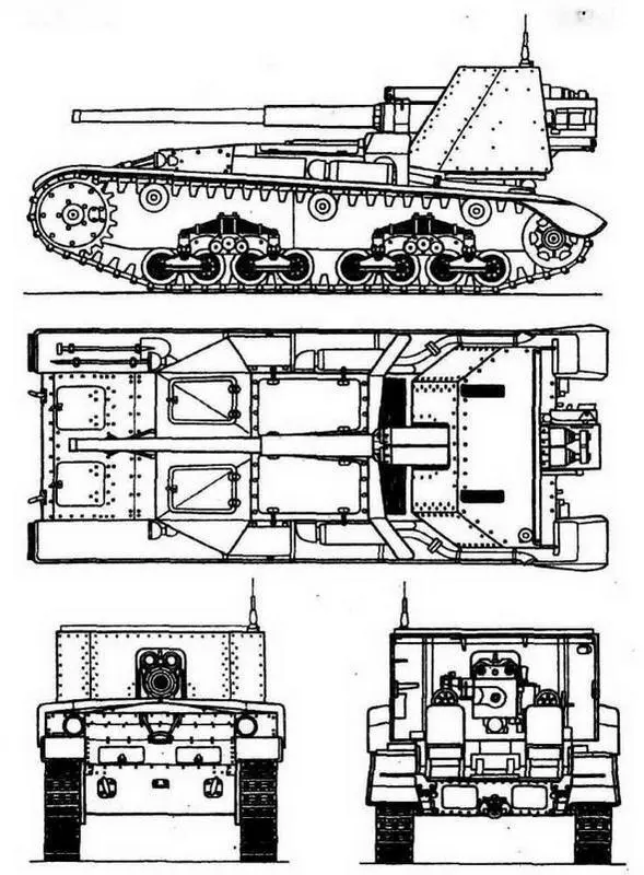 Da 9053 ТАКТИКОТЕХНИЧЕСКИЕ ХАРАКТЕРИСТИКИ САУ Semovente Da 9053 БОЕВАЯ - фото 41