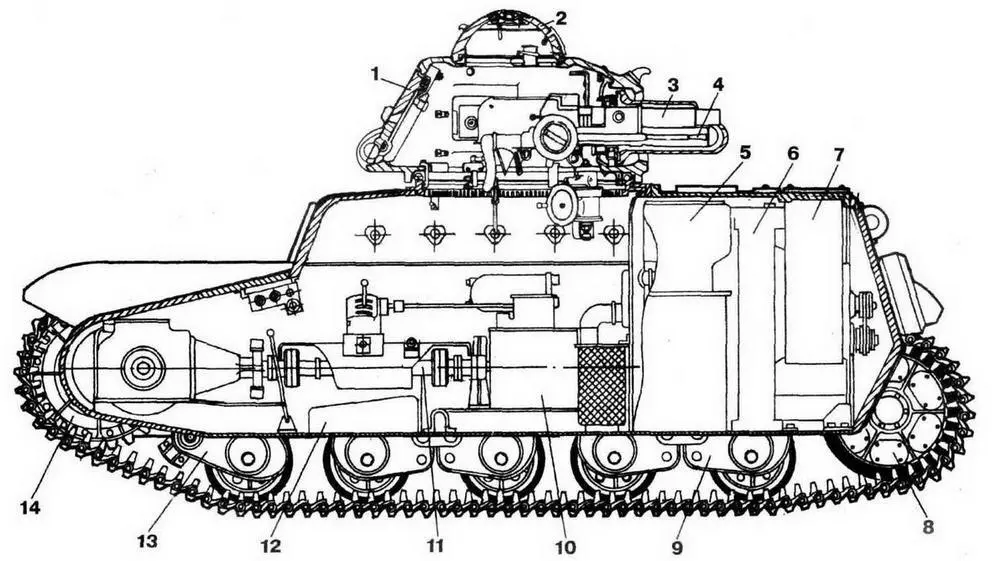 Char leger daccompagnement Renault R3S 1 люк для посадки командира 2 - фото 51