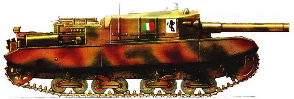 Самоходная артиллерийская установка Semovente Da 1 0525 Танковая группа - фото 65