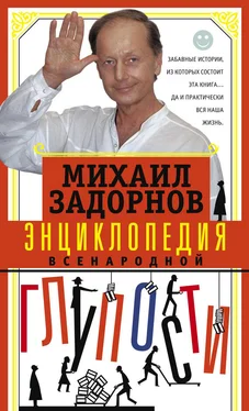 Михаил Задорнов Энциклопедия всенародной глупости обложка книги