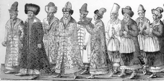 Рис 1 Московское посольство в Регенсбурге 16 июля 1576 г Раскрашенная - фото 13
